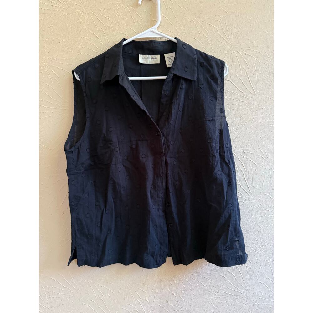 Lemon Grass 100% Cotton Top Size XL